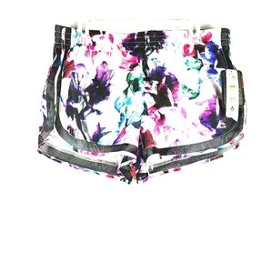 NWT RBX Floral Mesh Women's Shorts Size L.